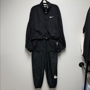 Nike Black Two-Piece Track Jacket and Pants
